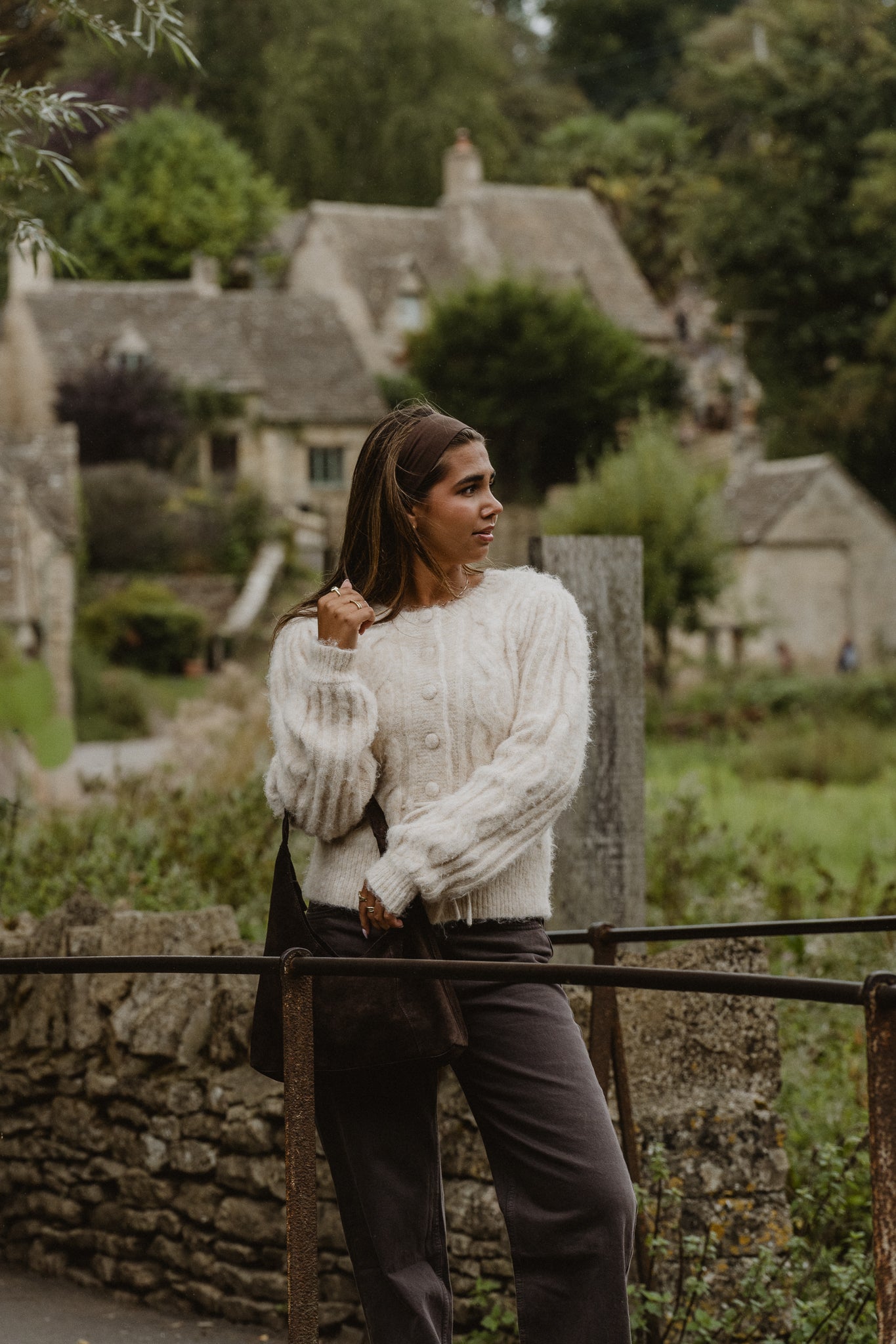 VMLISA STRING CARDIGAN - Birch